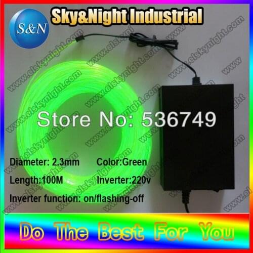 Neon el wire home appliances-2.3mm-100M-220v Inverter with ( ten colors are available)