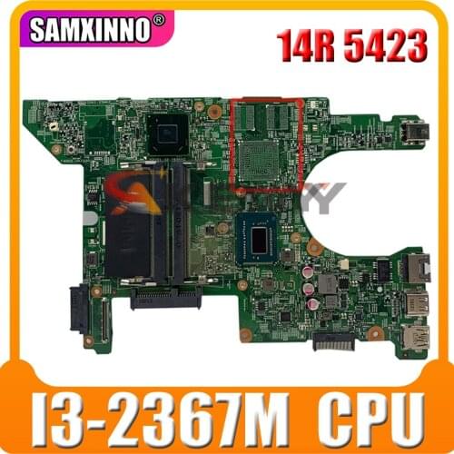 Original Laptop motherboard For DELL Inspiron 14R 5423 P35G I3-2367M Mainboard CN-0383JW 0383JW DMB40 11289-1 SR0CV