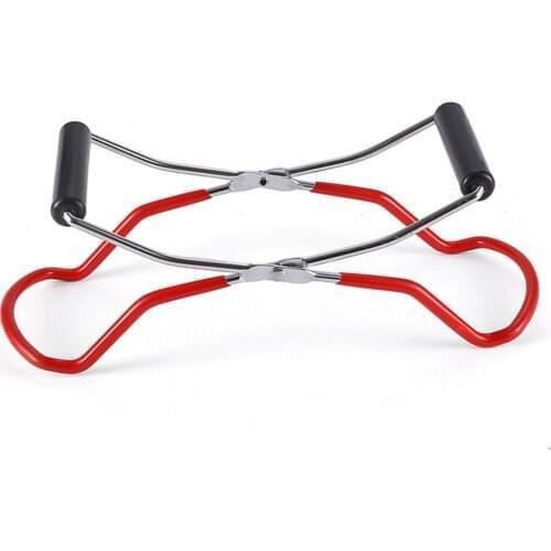 Canning Jar Lifter Tongs Stainless Steel Jar Lifter with Grip Handle Wide Mouth Clip to Lift Jars Can Home kitchen Tool