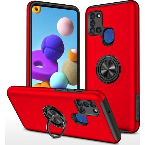 Anti Shock Ring Stand TPU Case For Samsung Galaxy A21S A10S A30S A51 A71 A01 Core S21 Ultra A12 A32 A52 A72 A02 M51 Cover Coque