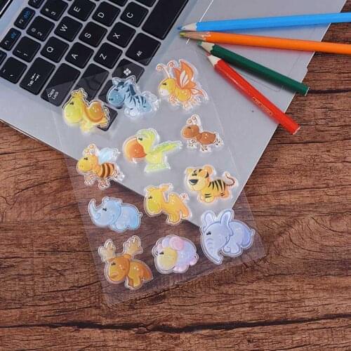 Transparent Clear Stamps animal Elephant ant for Scrapbooking DIY Silicone Seal Photo Album Decor Embossing Folder Template