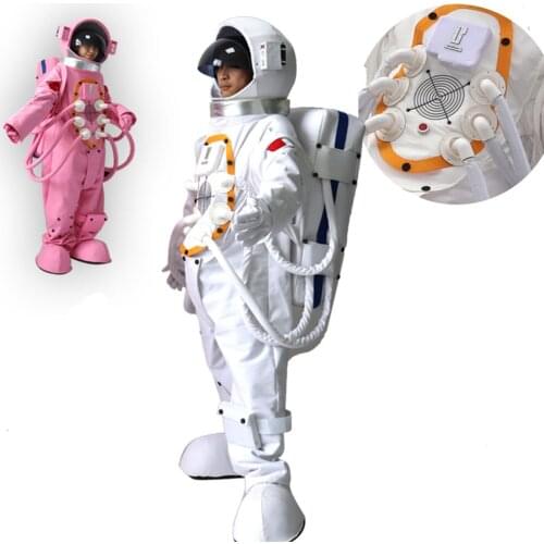 Adult Size Astronaut Cosplay Fancy Dress Full Body Realistic Spaceman Costume Canival Suit Stage Wear Costumes Halloween Event