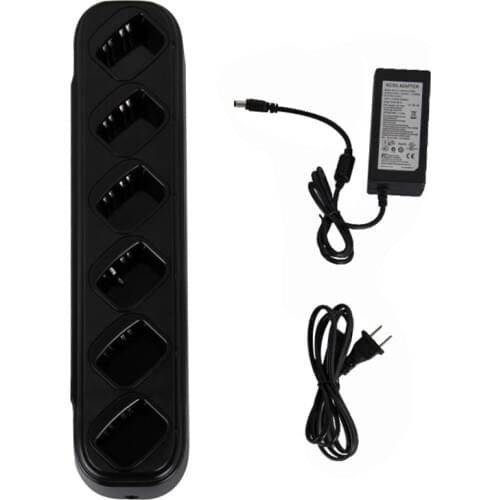 For hytera/hyt Single row of six universal charger walkie talkie quick charger for hytera/hyt tc500s/560/585/518/510 radio