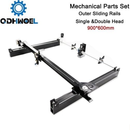 Outer Sliding Rails 900*600mm DIY Mechanical Parts Kit for DIY CO2 Laser 6090 CO2 Laser Engraving Cutting Machine