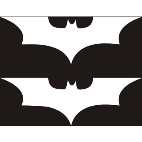 Waterproof Car Sticker Princess Bat Auto Logo 11*3.7CM Funny Car Decal Reflective Laser Vinyl Car Sticker 3D Car Styling