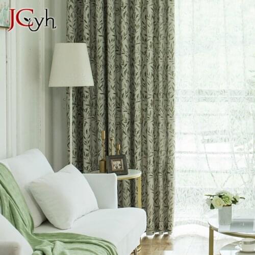 Green Willow Leaves Blackout Curtains For Window Of Living Room Home Bedroom Curtains Drapes Rideaux Gordijnen Cortina Tend 90