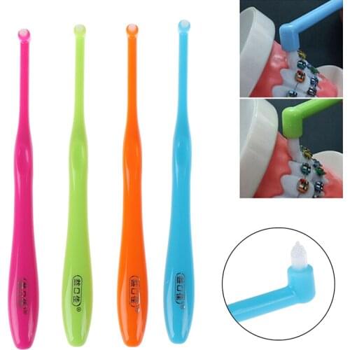 1pc Dental Floss oral hygiene Teeth Toothbrush Small Head Soft Hair Decayed tooth brush Interdental Brush