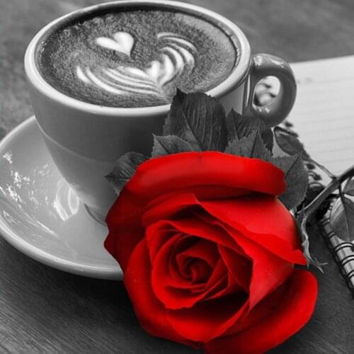 5D Diamond Painting Red Rose DIY Cross stitch Kits Full Diamond Embroidery Flowers Diamond Mosaic Picture of Rhinestones Decor