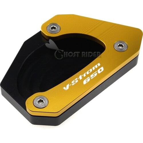 Foot Side Stand Extension Pad Support Plate fit for Suzuki V-Strom 650 DL650 2012 2013 2014 2015 2016 2017 2018 2019 2020