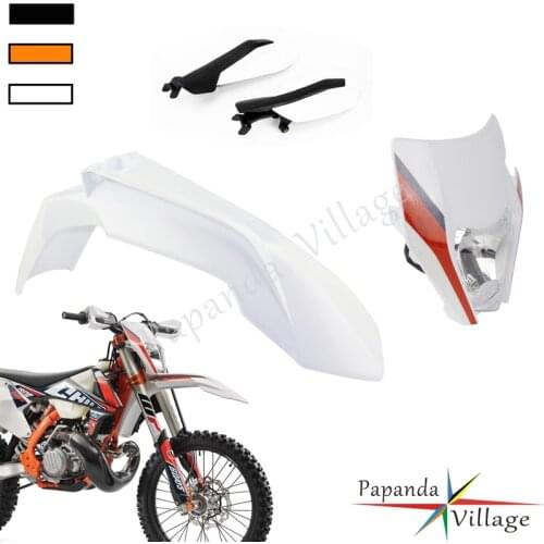 For XCW EXCF XCF XC EXC 125 250 300 350 450 500 Six Days 2014-2020 Enduro Headlight Headlamp Fairing Handguard Front Fender