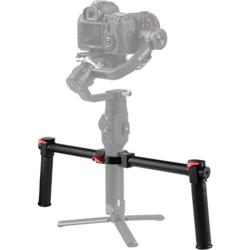 Dual Handle Grip Handheld Bracket Handlebar Kit for DJI Ronin S Gimbal Stabilizer Hand grip Extension Stand Mount Accessories