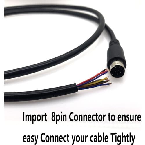 Breakout Cable Yaesu CT-62 CAT Cable 8 Pin Mini Din Male Serial Adapter for Yaesu band data cat linear tuner FT-897 FT-897D