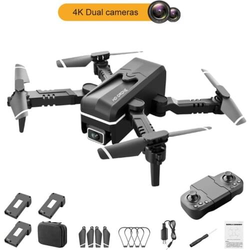 KK1 Foldable Mini Drone 4k Camera Profesional Rc Drones Wifi Fpv Drone Toy Outdoor Rc Quadcopter