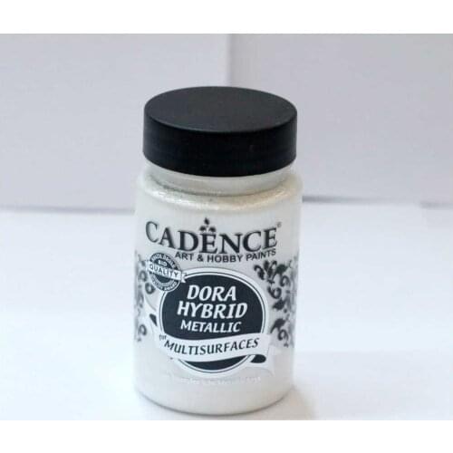 Dora Hybrid Metallic Paint For All Surfaces Pearl Shades Wood Paper Glass Plaster Ceramic Art Canvas Paint