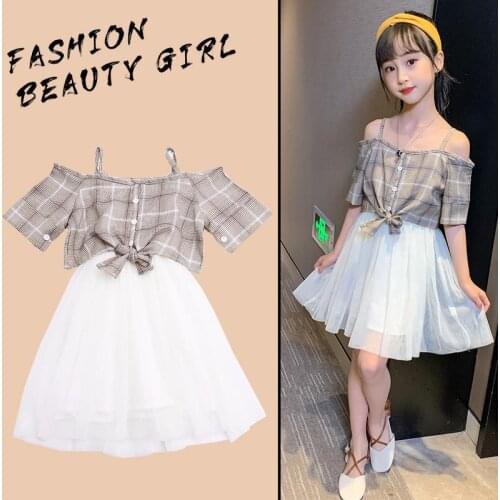 Girl Dresses Summer New Childrens Clothing 2021 Little Girl Fashion Princess Dress Kids Costume