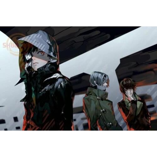 Best Nice Custom Tokyo Ghoul Poster Good Quality Wall Poster Home decoration Canvas Poster For Bedroom cd%54