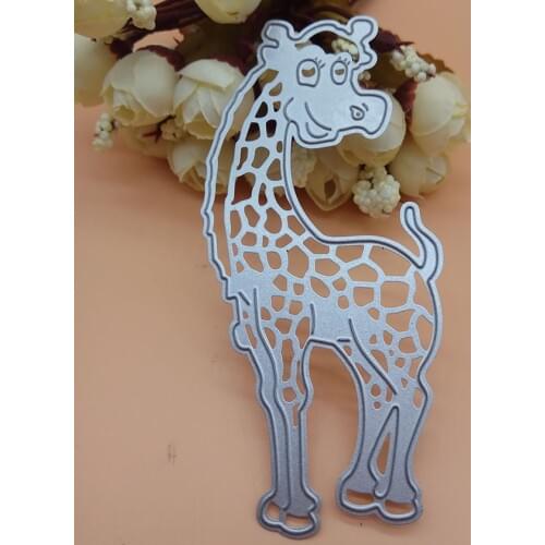 Cute big Animal giraffe shape 2018 New Cutting Dies Scrapbooking Dies Metal Embossing Stamps and die for Card Making DIY