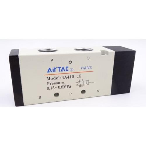 Pneumatic air valve airtac type 4A410-15 Port 1/2 inch 5 way 2 position air control valve