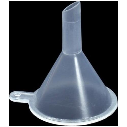 Transparent Mini Plastic Small Funnels Liquid Filling Empty Bottle Packing Kitchen Bar Dining Tool LX6578