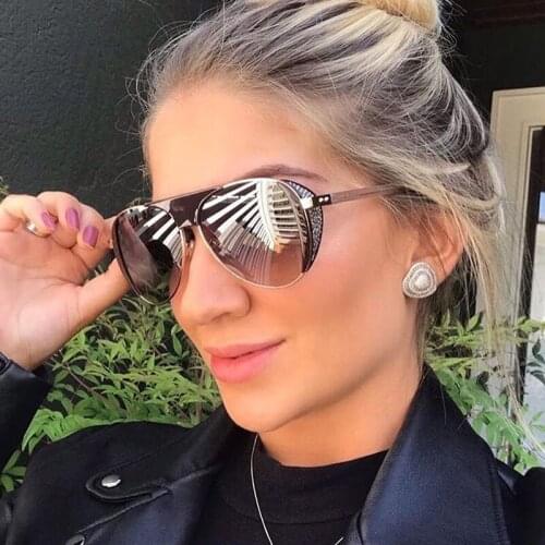 Retro Round Fishing Sunglasses Women Brand Designer Sun Glasses for Women Alloy Mirror Sunglasses Ray Female Oculos De Sol