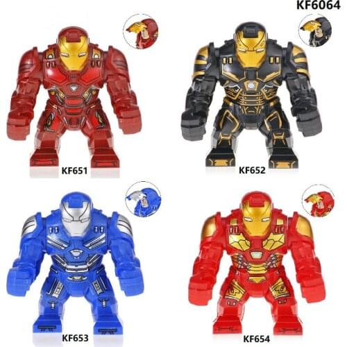 Marvel Superhero Series Four Iron Man Assembled Adult Educational Toys