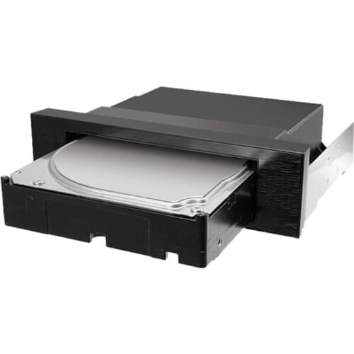 SATA Internal Tray-less Mobile Rack for 2.5" or 3.5" SSD HDD Hard Drive Backplane Enclosure