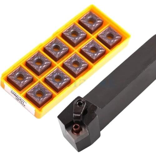 1pc MSRNR2020K12 MSRNR2525M12 high quality processing tools External Turning Holder+10pcs SNMG Wear-resistant CNC Carbide Insert