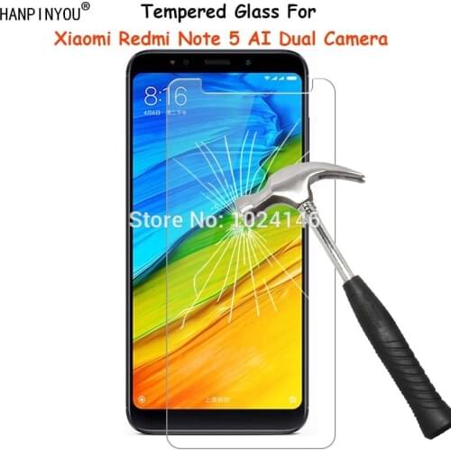 For Xiaomi Redmi Note 5 Note5 AI Dual Camera 5.99" Tempered Glass Screen Protector Ultra Thin Explosion-proof Protective Film