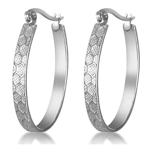 Silver Color Exaggerate Big Circle Hoop Earrings Brincos Simple Party Round Loop Earrings For Women Wedding Jewelry