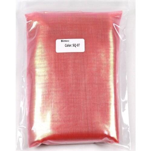 1bag 1MX1.2M DIY Mesh Cloth NEW Crystal Flashing Holo For Squid Jig Pearl Green Pink Blue Yellow Blue Color