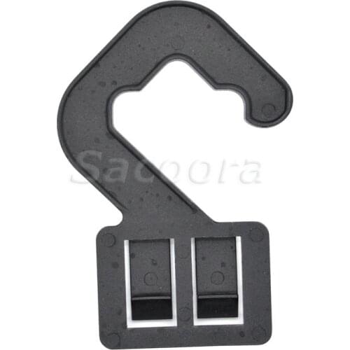 120pcs/pack Pack 84*58mm Black Plastic Hanger&Hook For Sock Garment Textile Packaging Accessories