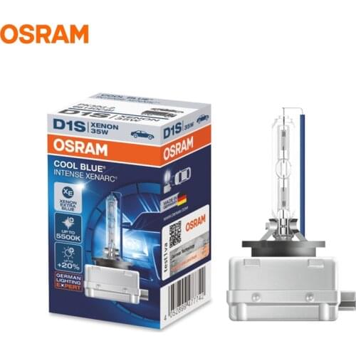1X OSRAM D1S 35W 66140CBI 66144CBI 5500K COOL BLUE INTENSE Xenon HID Light Headlight 3 Years Warranty 20% More Light Lamp