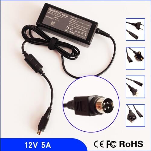 12V 5A 4-Pin Ac Adapter Power SUPPLY + Cord for HP F50 D5063H F70 LSE9901B12 LCD Monitor