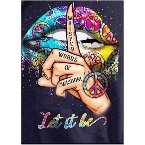 5D diy Diamond Painting Whisper words of wisdom Cross Stitch Diamond Embroidery Mosaic Home Decoration A1708