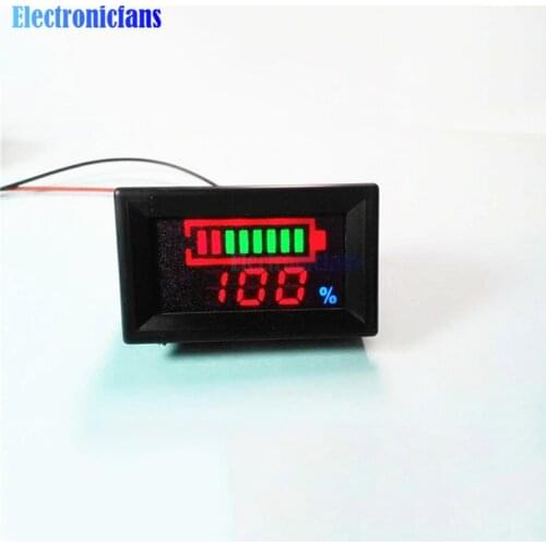6-12V LED Digital Acid Lead Batteries Indicator Battery Capacity Tester Voltmeter Module