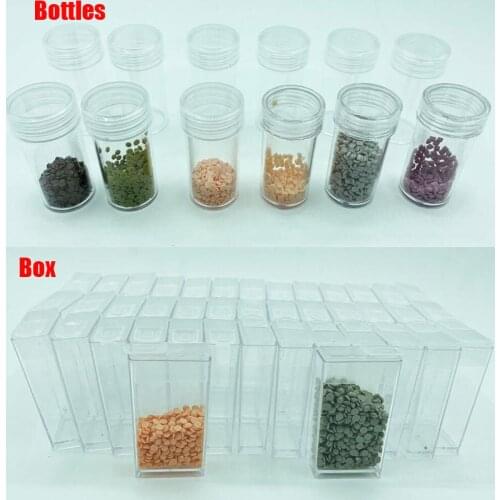 Diamond Painting Accessories Box DIY Container Embroidery Mosaic Tools Bead Cross Stitch Plastic Drill Storage Empty Bottles/Box