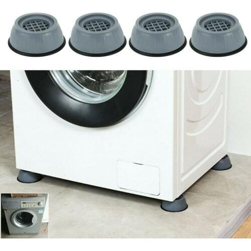 Anti-Vibration Feet Pads Floor Mat Washing Machine Rubber Mat Anti-Vibration Pad Dryer Refrigerator Base Fixed Non-Slip Pad