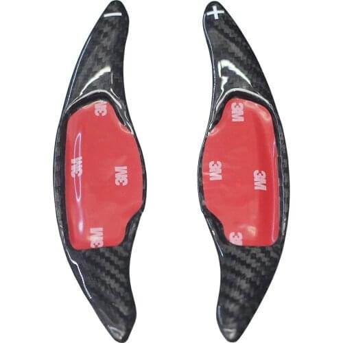 Car Accessories 2PCS Quality Carbon Fiber DSG Steering Wheel Shift Paddle Shifter For KIA Stinger
