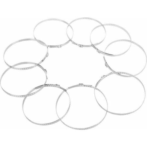 Stainless Steel CV Boot Clamp Replacement 24pcs 8mm Width Axle Car Clip