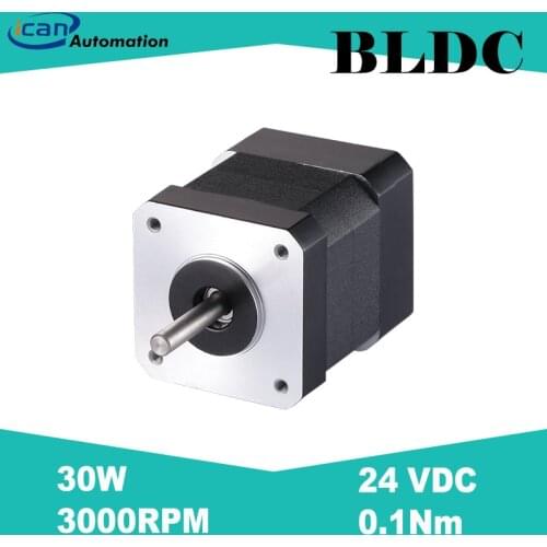 ICAN Brushless DC Electiric Motor 30W 24v 10Ncm Nema17 Permanent Magnet dc Motor