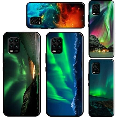 Northern Lights Sky Phone Case For Xiaomi Mi 10T Pro 9 10 11 Lite Ultra A3 POCO F3 F1 F2 M3 Pro X3 Soft Cover