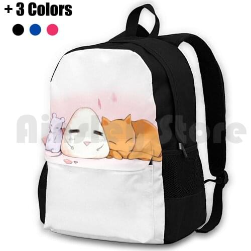 Fruits Basket | Tohru , Yuki , Kyo Outdoor Hiking Backpack Waterproof Camping Travel Fruits Basket Tohru Yuki Kyo Rice Ball