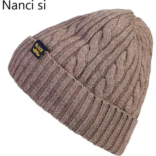 Brand Nanci si 2017 New Casual Bonnet Winter Hat Beanie Hats Warm Baggy Knitted Skullies Ski Sports Beanies Cap For Men Women
