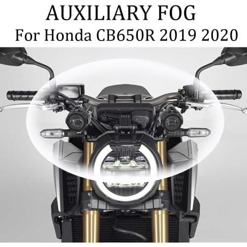 Motorcycle Fog Lights For Honda CB650R CB 650 R 2019 2020 LED Auxiliary Fog Light Assemblie Driving Lamp 40W