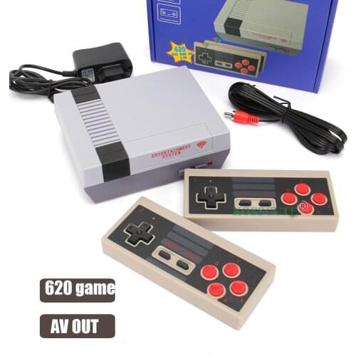 Retro Handheld 4 Keys Games Console Built-in 620 Classic Games Controller for NES TV Handheld Mini Game Console Joypad