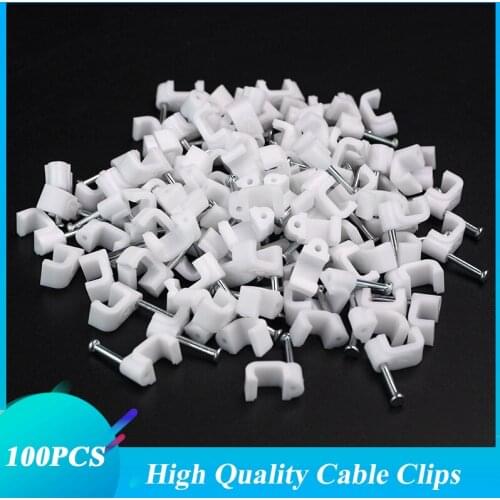 100 pieces/batch round 4mm 6mm 8mm 10mm bag pin-line plastic clamping wire plastic clamping wire clasp Wire Organizer