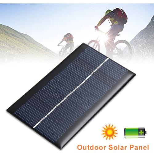 50pcs Solar Panel 2V 5V 6V 12V Mini Solar System DIY For Battery Cell Phone Chargers Portable 0.3W 0.8W 1W 1.2W 1.5W 2W 5W drops