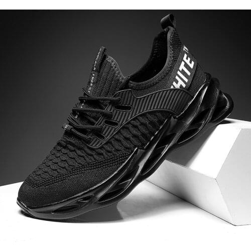 Light Soft Running Shoes Men Mesh Fitness Thick Sole Sneakers Male Non-slip Soft Cushioning Athletic Training Sport Footwear
