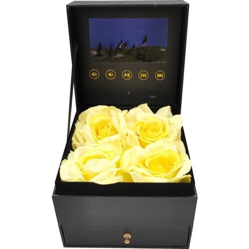 Free Custom Made Handmade 4.3inch Video Box Special Paper Universal Screen Brochure Fashion Design for Advertising Business