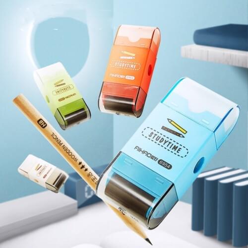 Three in one eraser pencil sharpener creative stationery lovely childrens learning supplies cartoon student prize school